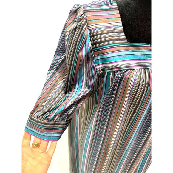 Anthony Richards vintage 70s poly midi shift / house dress / muumu - Picture 3 of 7